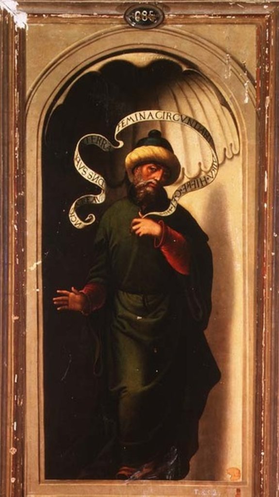 Detail of The Prophet Habakkuk by Juan Correa de Vivar