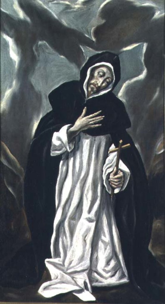 Detail of St.Dominic of Guzman by El Greco