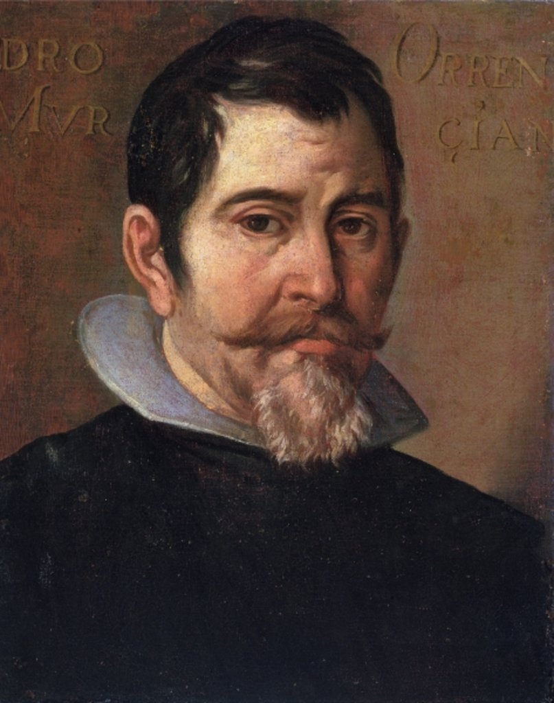 Detail of Self portrait by Pedro Orrente