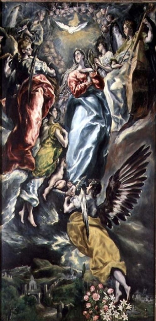 Detail of The Assumption of the Virgin, 1607-13 by El Greco