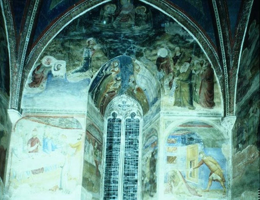 Detail of Scenes from The Life of St. John the Baptist by Matteo Giovanetti