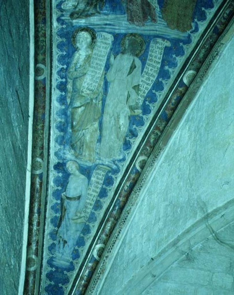 Detail of The Prophets from La Salle de la Grande Audience c.1353 by Matteo Giovanetti