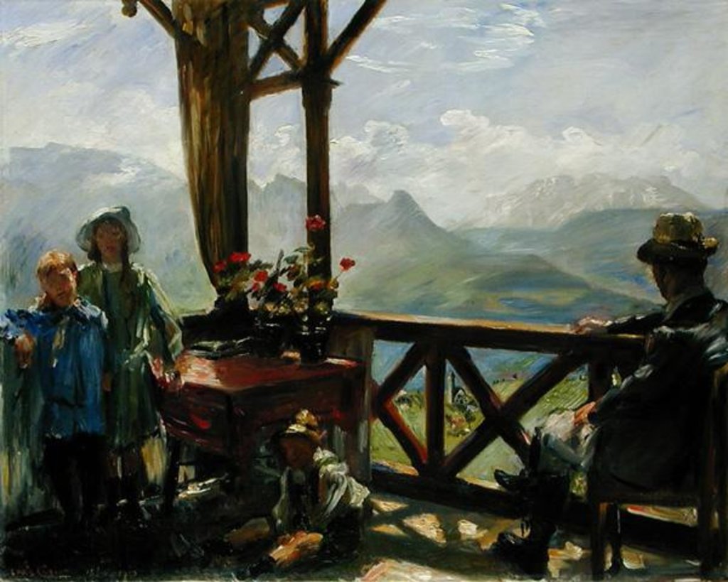 Detail of The Klobenstein, 1910 by Lovis (1858-1925) Corinth