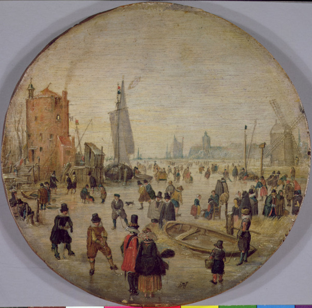 Detail of Winter Landscape by Barent Avercamp