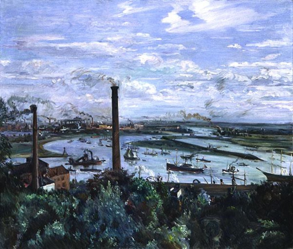 Detail of View of Kohlbrand, 1911 by Lovis Corinth