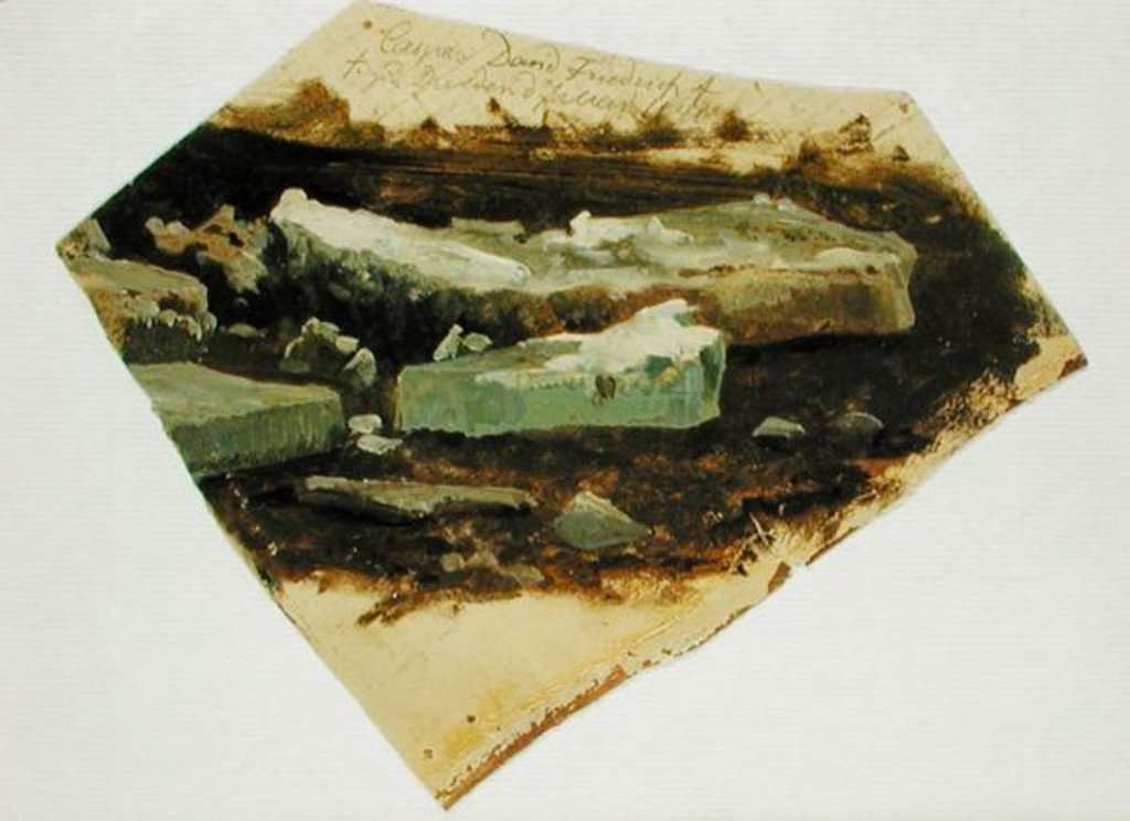 Detail of Ice Floe, 1840 by Caspar David Friedrich