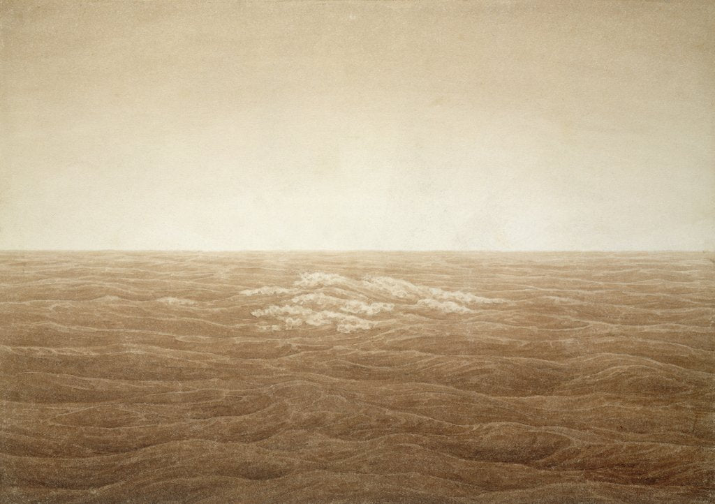 Detail of Sea at Sunrise, 1828 by Caspar David Friedrich