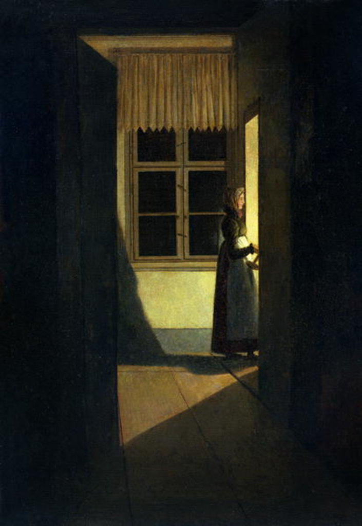 Detail of The Woman with the Candlestick, 1825 by Caspar David Friedrich