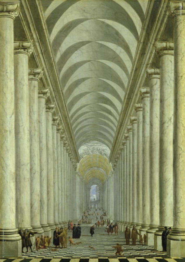 Detail of Renaissance Indoor Staircase, 1667 by Wilhelm van Ehrenberg