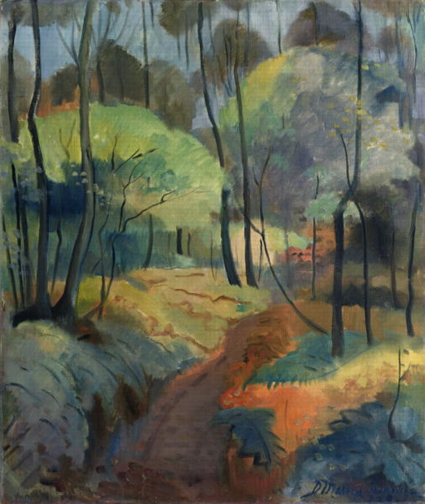 Detail of Forest Path, 1920 by Dorothea Maetzel-Johannsen