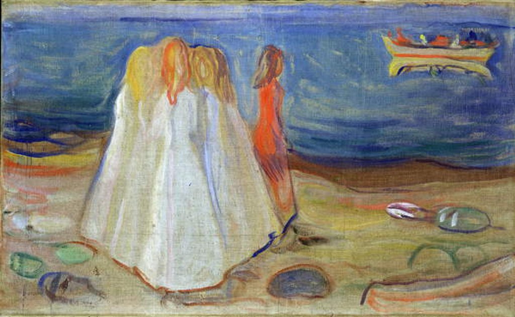 Detail of Girls at the Seaside, 1906 by Edvard Munch