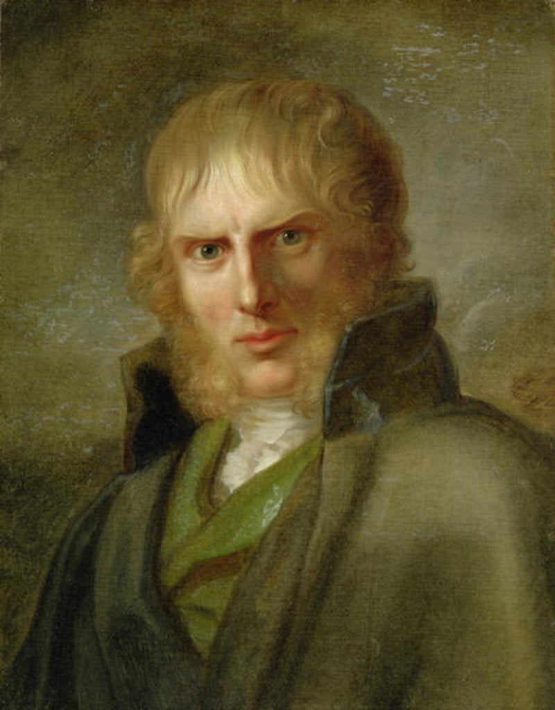 Detail of Portrait of Caspar David Friedrich by Franz Gerhard von Kugelgen