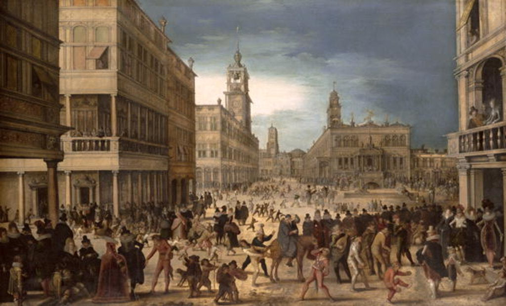 Detail of Carnival by Louis de Caulery