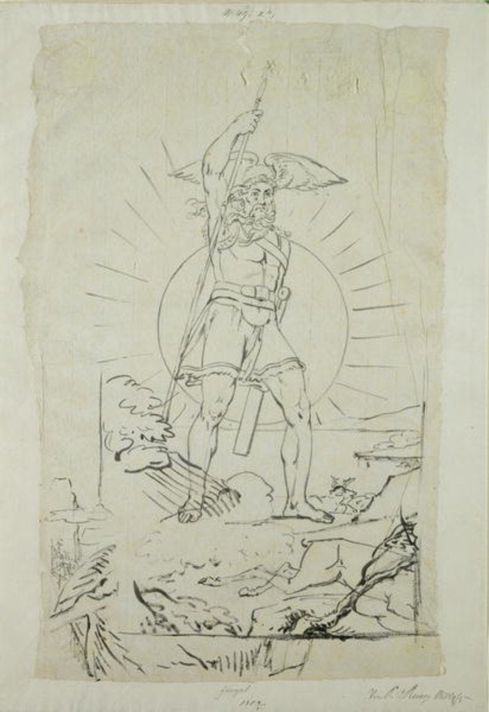 Detail of Fingal, 1804-5 by Philipp Otto Runge