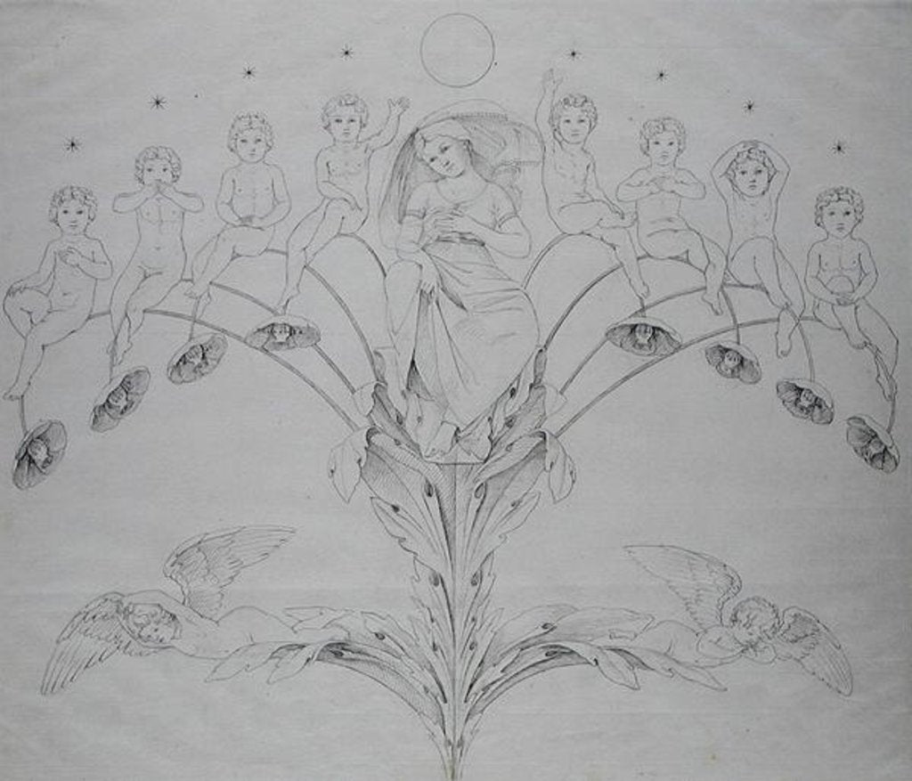 Detail of Night, 1803 by Philipp Otto Runge