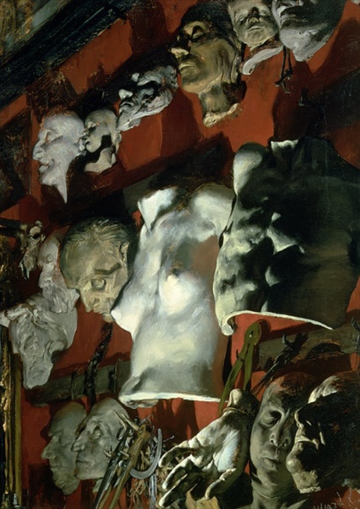 Detail of Studio Wall, 1872 by Adolph Friedrich Erdmann von Menzel