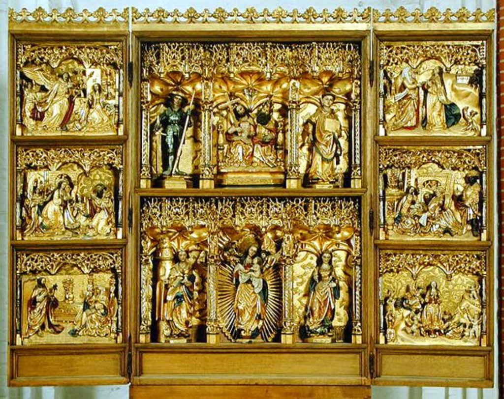 Detail of The Trinity Altar of the Bottcheramtes, 1512-20 by Workshop Hamburg
