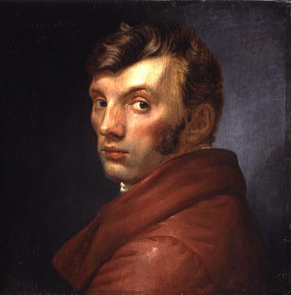 Detail of Self Portrait, 1810 by Philipp Otto Runge