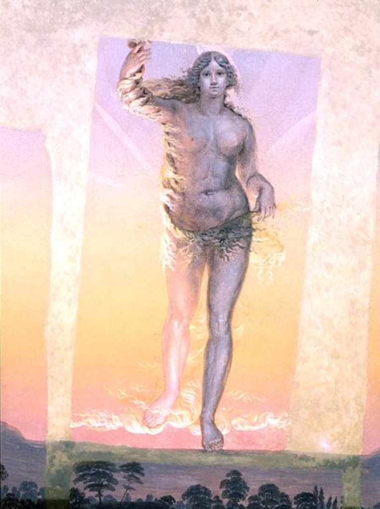 Detail of A section from the second version of 'The Morning', 1809 by Philipp Otto Runge