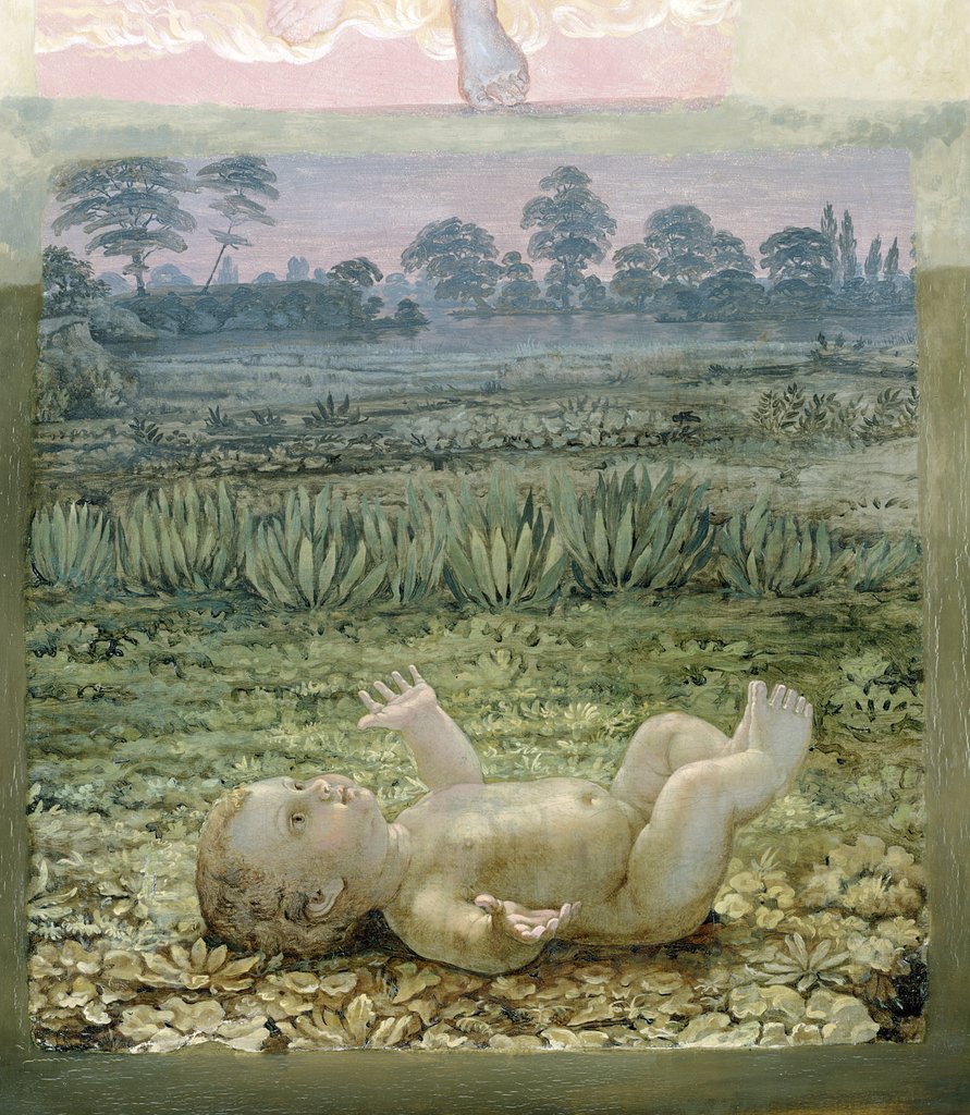 Detail of A section from the second version of 'The Morning', 1809 by Philipp Otto Runge