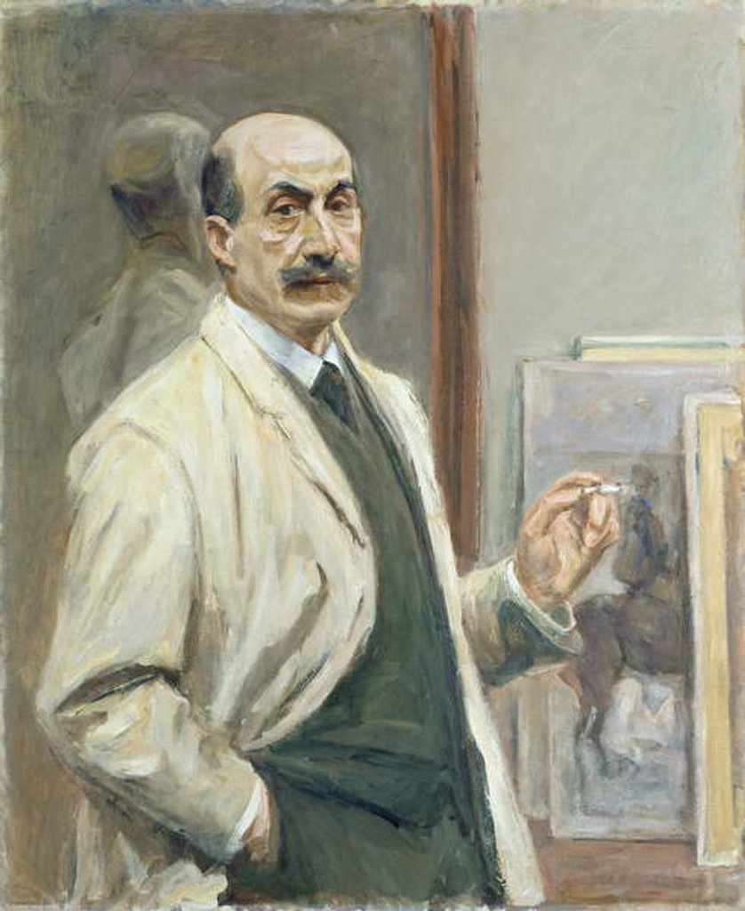 Detail of Self Portrait, 1910 by Max Liebermann