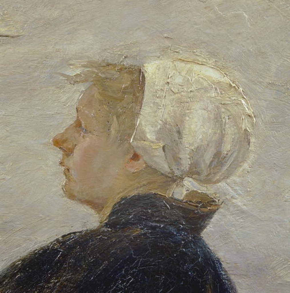 Detail of Detail from Repairing the Nets, 1889 by Max Liebermann