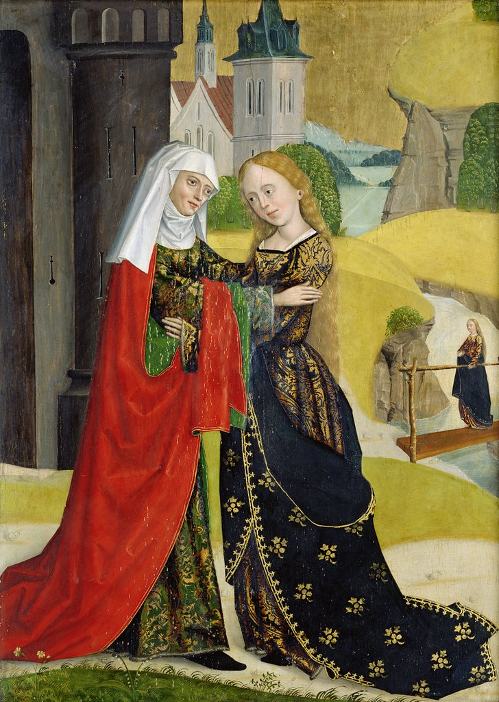 Detail of Visitation from the Dome Altar, 1499 by Absolon Stumme