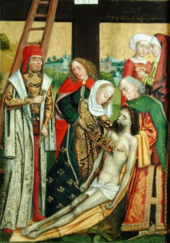 Detail of Descent from the Cross by Absolon Stumme