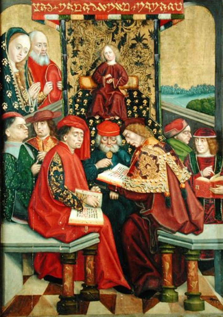 Detail of Dispute with the Doctors by Absolon Stumme