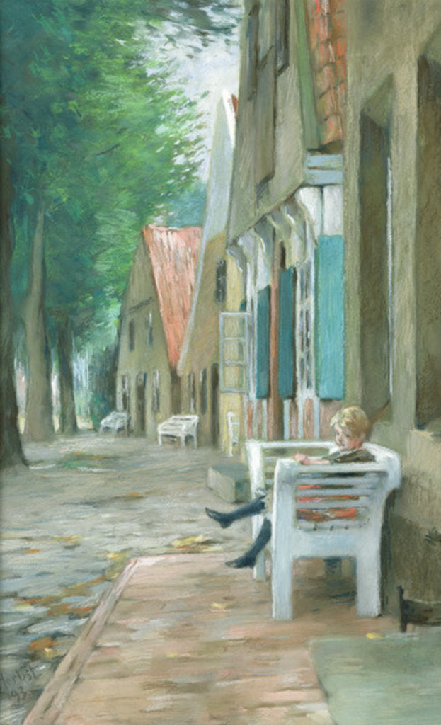 Detail of Street in Altenbruch, 1893 by Thomas Ludwig Herbst