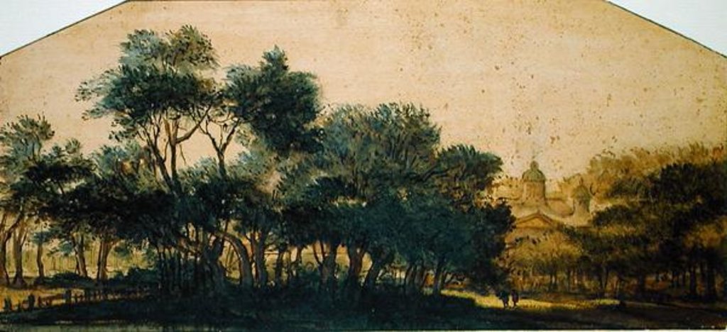 Detail of Landscape with a Castle in the Background by Roelandt Roghman