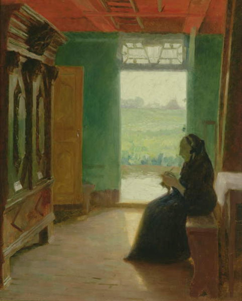 Detail of Hall in the Old Country, c.1900 by Julius August Friedrich Theodor von Ehren