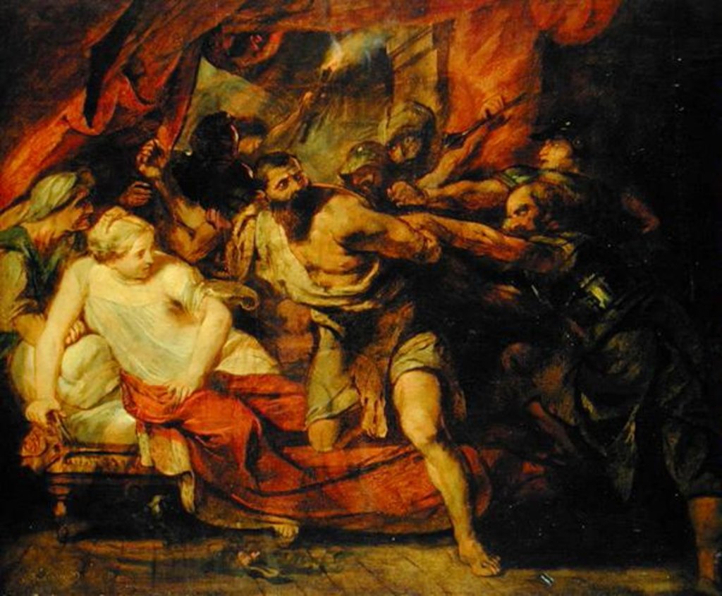 Detail of The Imprisonment of Samson, after a painting by Rubens, 1848 by Anselm Feuerbach