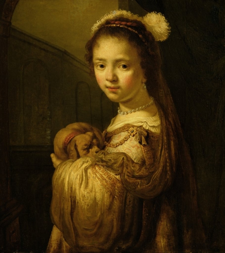 Detail of Picture of a Young Girl by Govaert Flinck