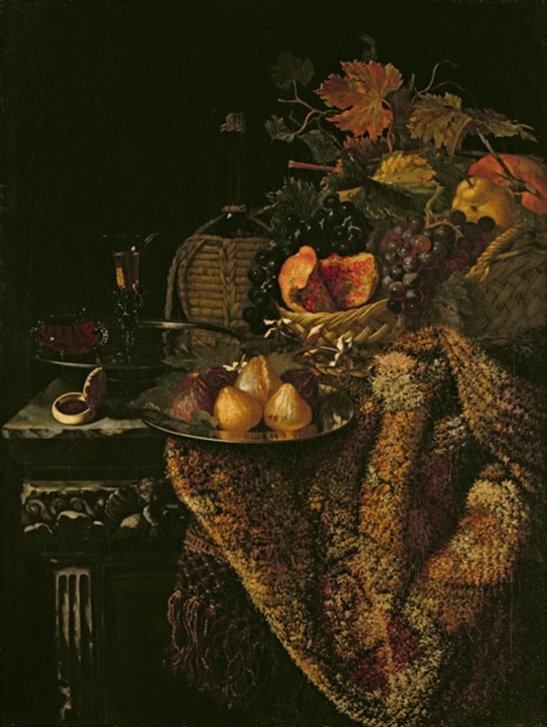 Detail of Fruit Still Life by Christian Berentz