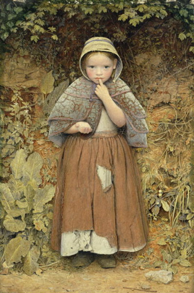 Detail of A Beggar on the Path, 1856 by Edward Thompson Davis