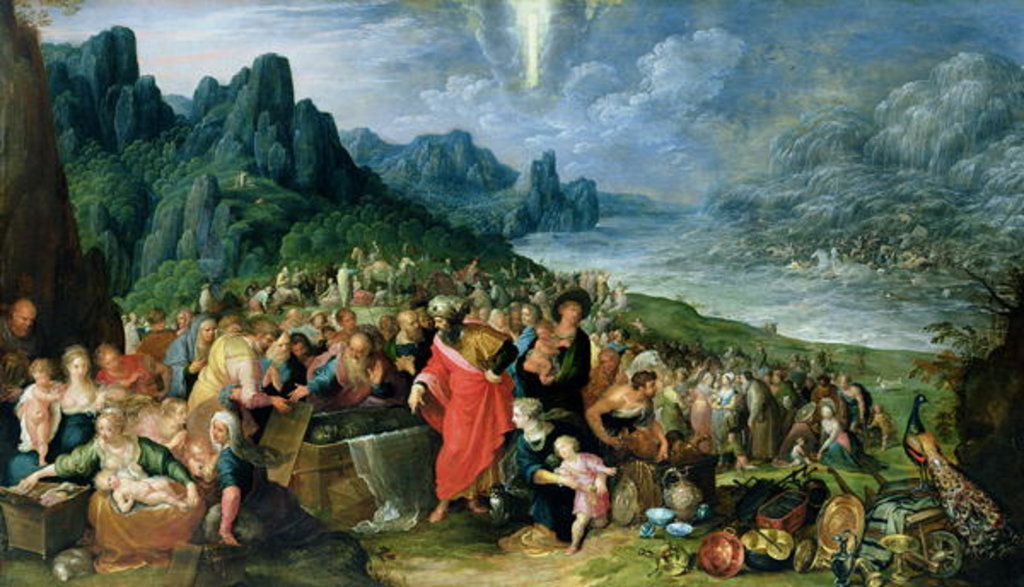 Detail of The Israelites on the Bank of the Red Sea, 1621 by Frans II the Younger Francken