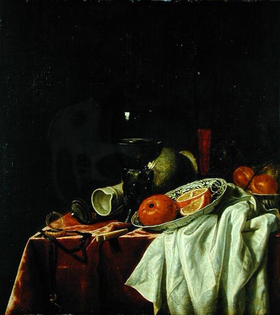Detail of Still Life by Paulus Hennekyn