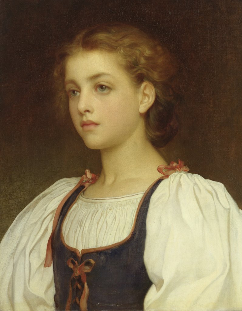 Detail of Biondina, 1879 by Frederic Leighton