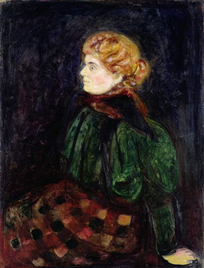 Detail of Portrait of Frau Maximilian Harden by Edvard Munch