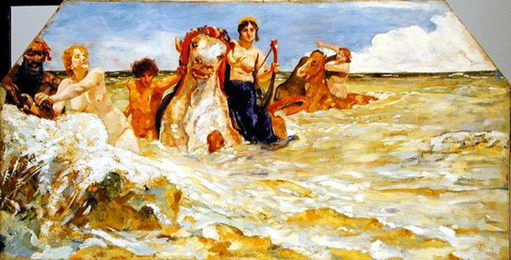 Detail of Sea Gods in the Surf, 1884-85 by Max Klinger