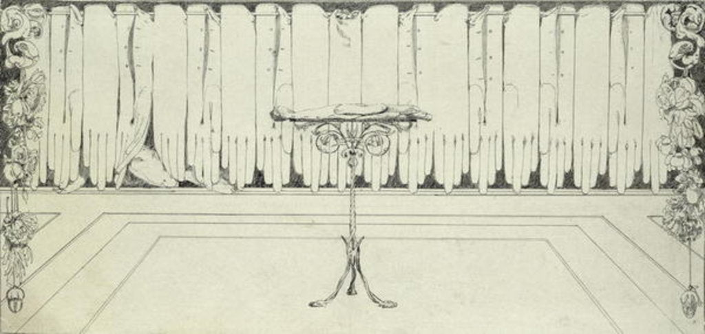 Detail of Tranquility from a series of ten plates from 'Paraphrase on the Discovery of a Glove'. by Max Klinger