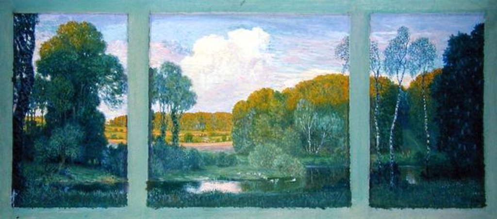 Detail of The Alster Valley by Jean Paul Kayser
