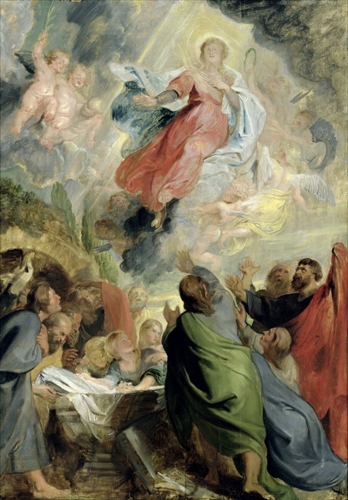 Detail of The Assumption of the Virgin Mary by Peter Paul Rubens