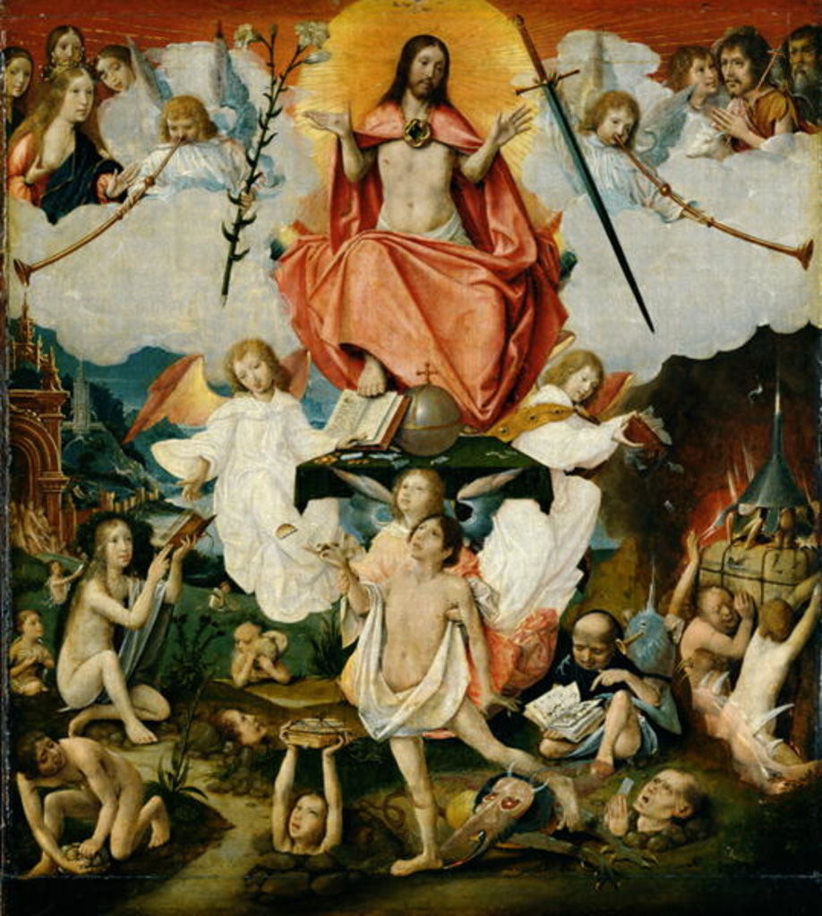 Detail of The Last Judgement by Jan II Provost