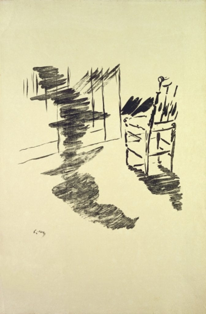 Detail of Illustration for 'The Raven', by Edgar Allen Poe, 1875 by Edouard Manet