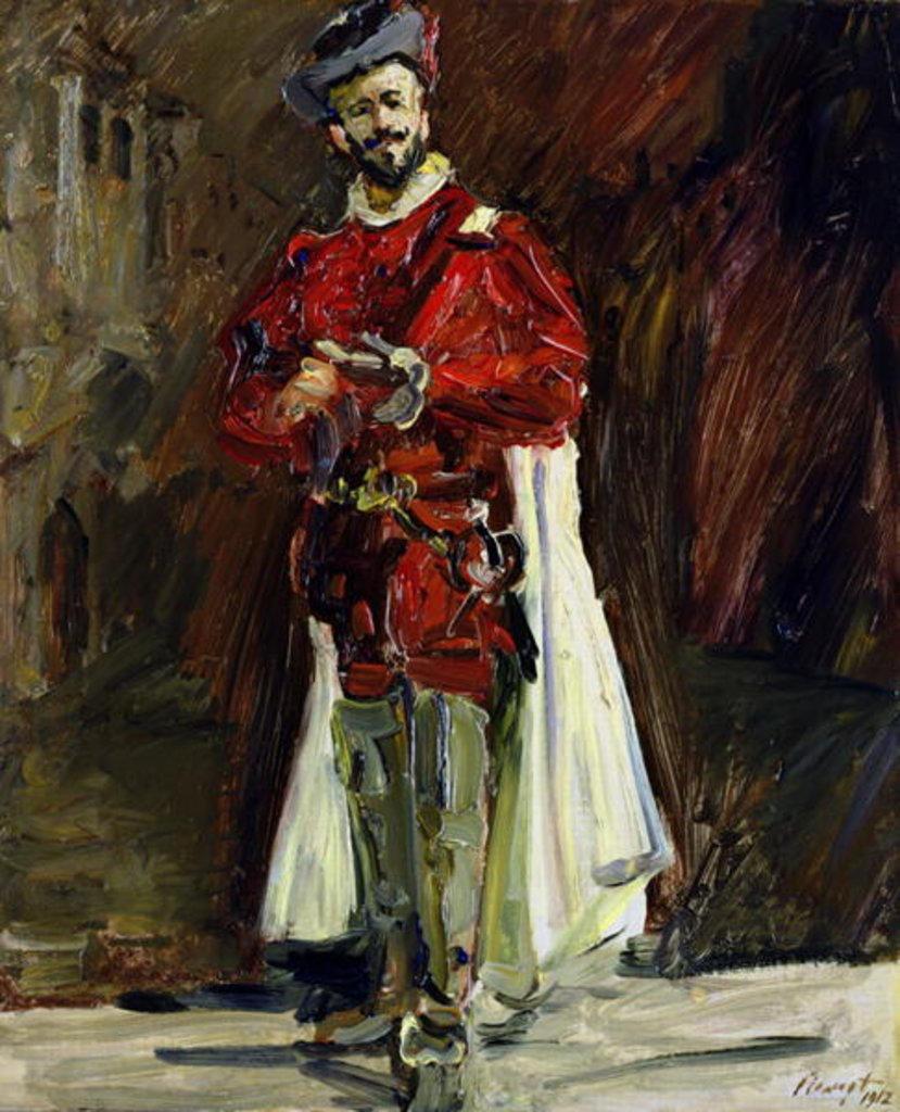 Detail of Francisco D'Andrade as Don Giovanni, 1912 by Max Slevogt