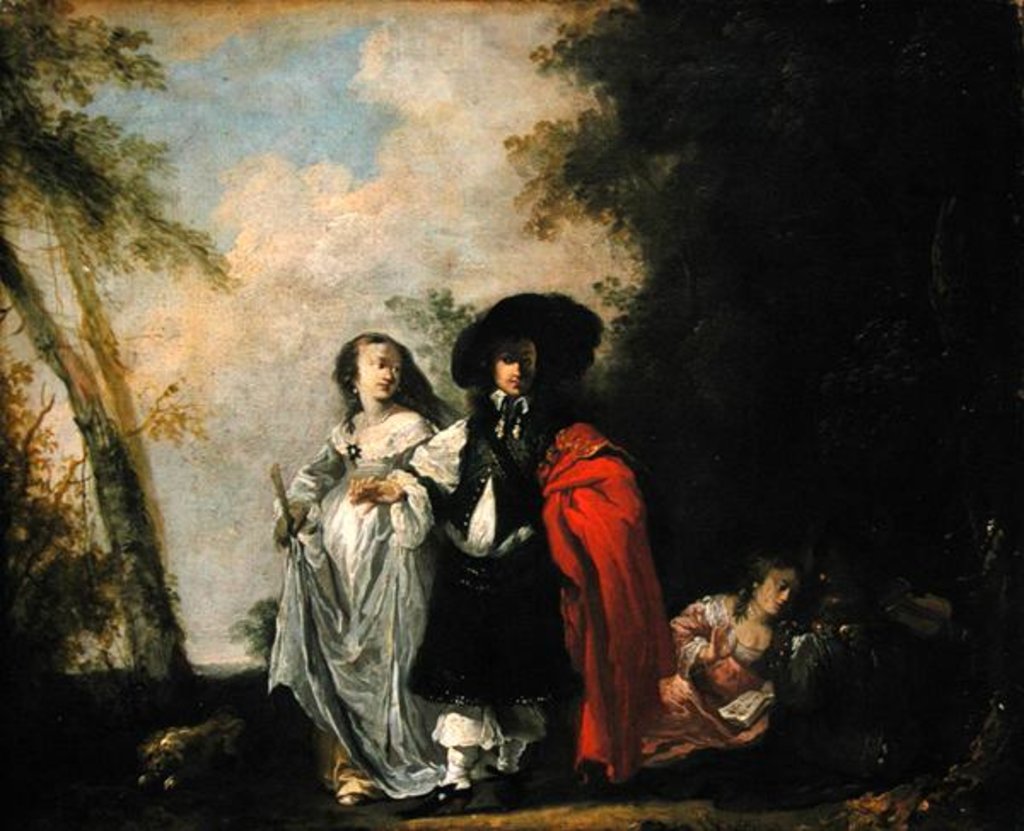 Detail of Taking a stroll by Matthias Scheits