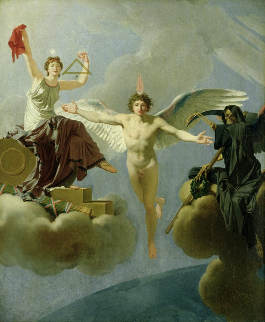 Detail of Freedom or Death, 1794-95 by Jean-Baptiste Regnault