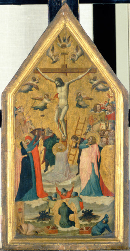 Detail of The Crucifixion of Christ by Master of the School of Rimini